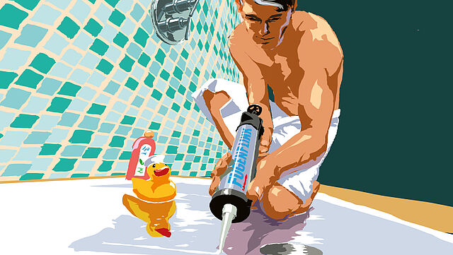 Information zu Silikonfuge im Nassbereich und Versicherungsschutz