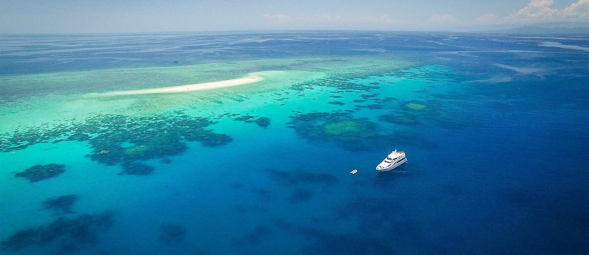 Photo of a yacht in the sea