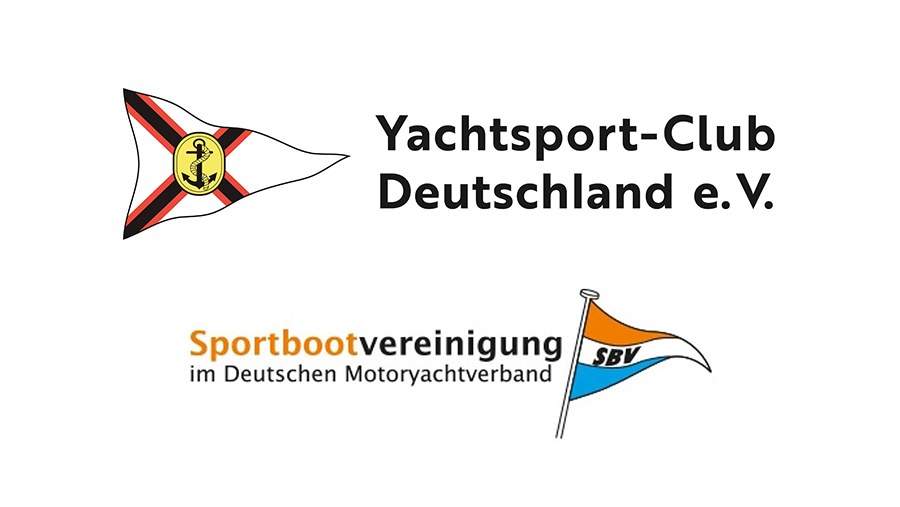 Logos Yachtsport-Club Deutschland e.V. und Sportsbootvereinigung